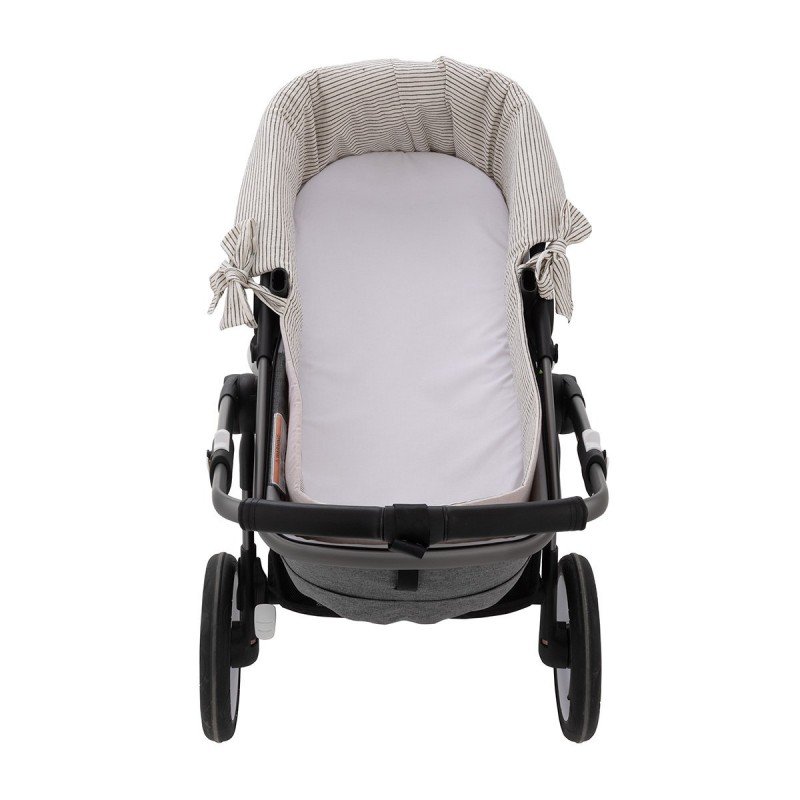 REV.INNER COVER CARRYCOT ZIP DUTTON STONE 35x75x35 CM
