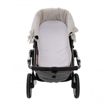REV.INNER COVER CARRYCOT ZIP DUTTON STONE 35x75x35 CM