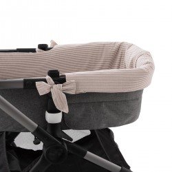 REV.INNER COVER CARRYCOT ZIP CANDELA WINE 35x75x35 CM