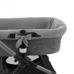 FODERA PER NAVICELLA REVERS. POLO BLACK 35x75x35 CM