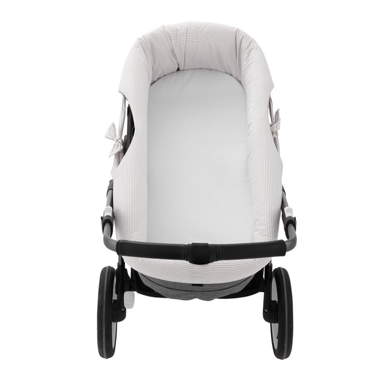 HOUSSE POUR NACELLE REVERS. CANDELA ECRU 35x75x35 CM