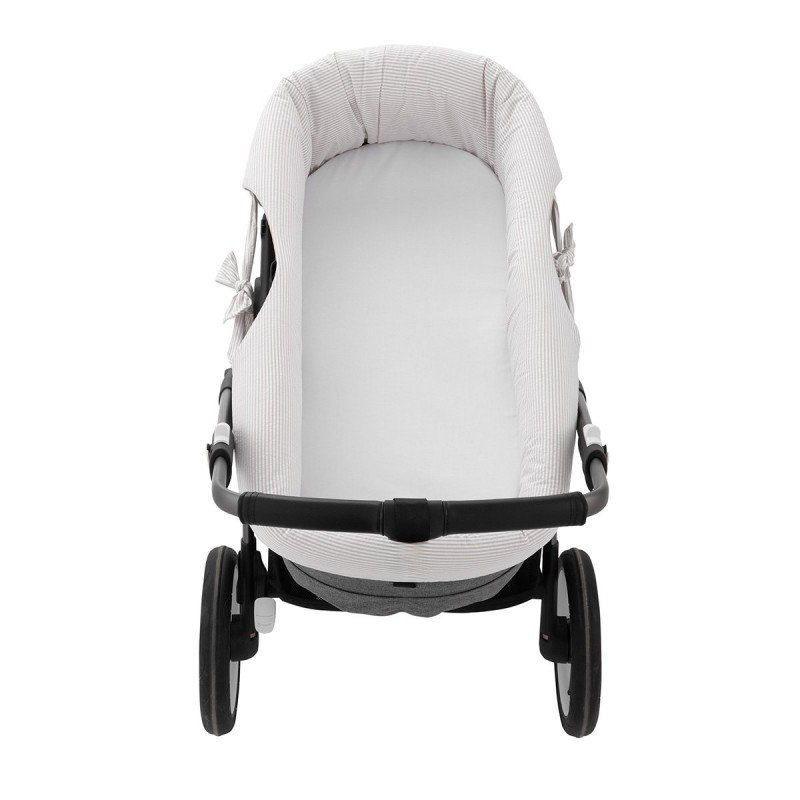 REVERS.INNER COVER CARRYCOT CANDELA ECRU 35x75x35 CM