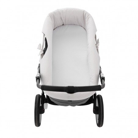 REVERS.INNER COVER CARRYCOT CANDELA ECRU 35x75x35 CM