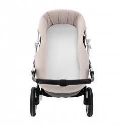 HOUSSE POUR NACELLE REVERS. CANDELA ECRU 35x75x35 CM