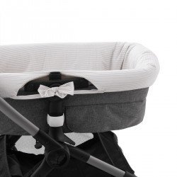 REVERS.INNER COVER CARRYCOT CANDELA ECRU 35x75x35 CM