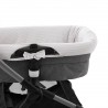 GARNITURA CAPAZO REVERSIBLE CANDELA CRUDO 35x75x35 CM