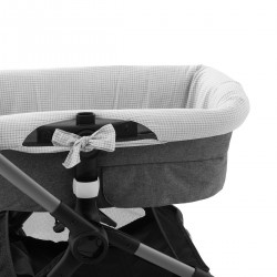 GARNITURA CAPAZO REVERSIBLE POLO GREY 35x75x35 CM