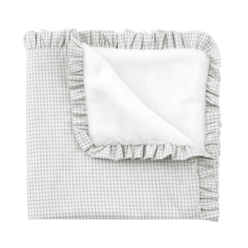 MANTA REVERSIBLE 65x65x1 CM POLO GREY