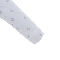 BODY L.SLEEVE CROSSED 729,1 TEDDY GREY