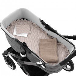 QUILT FOR PRAM PACK CANDELA WINE 35x75x1 CM