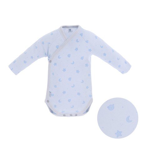 BODY L.SLEEVE CROSSED 729,1 TEDDY BLUE