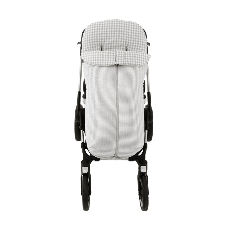 UNIVERSAL FOOTMUFF STROLLER POLO GREY 45x98x3 CM