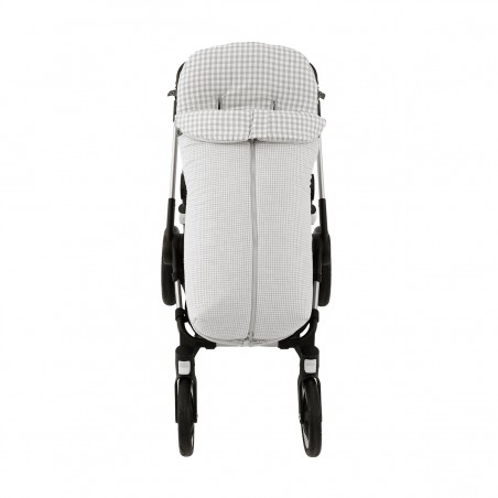 UNIVERSAL FOOTMUFF STROLLER POLO GREY 45x98x3 CM