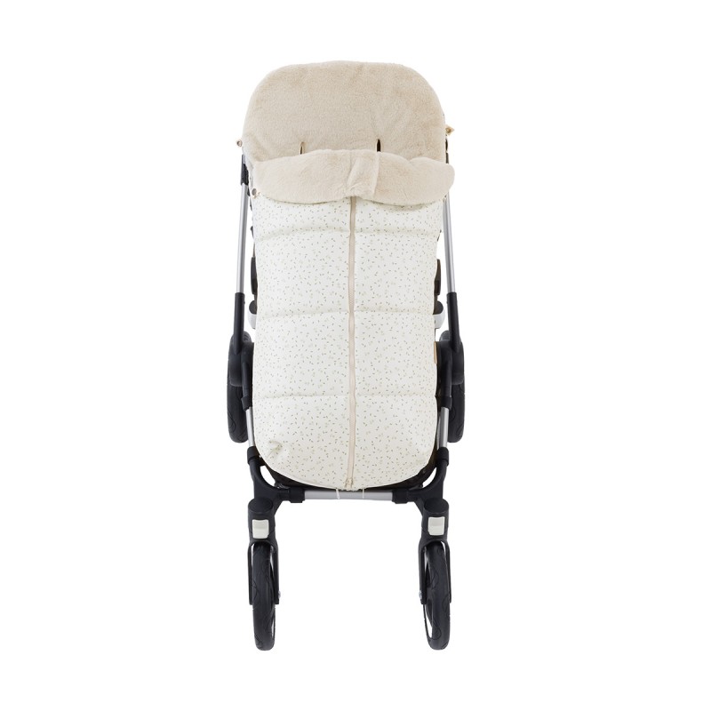 UNIVERSAL FOOTMUFF STROLLER CHERRY GREEN WATER 45x98x3 CM