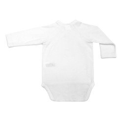 BODY M.LONGUE CROISE TENCEL BLANC