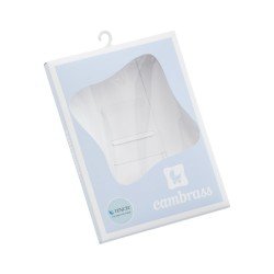 BODY MANCHE COURTE I. TENCEL BLANC
