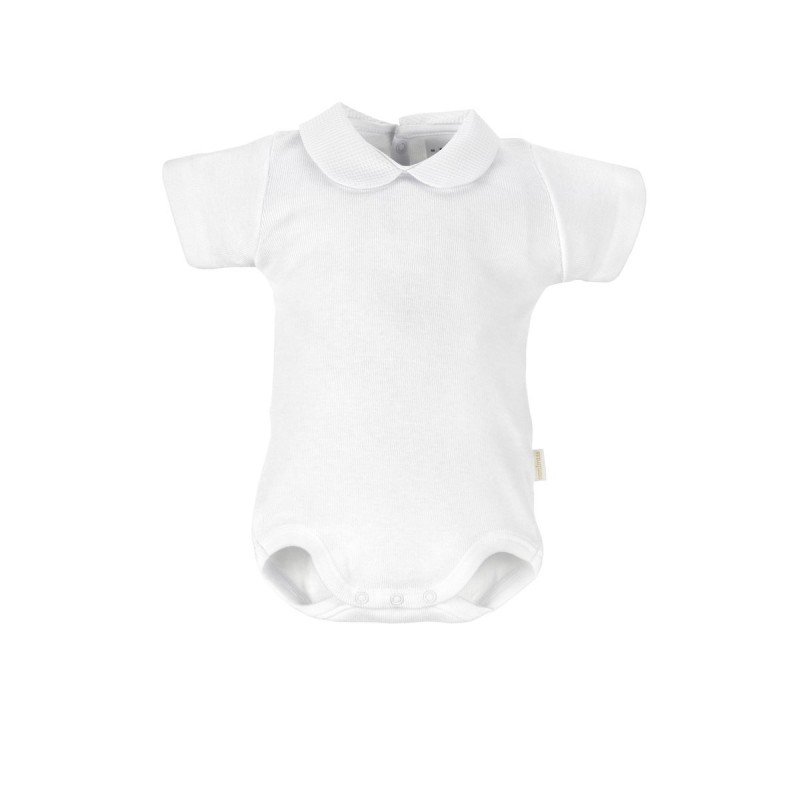 BODY CON CUELLO MANGA CORTA I. BLANCO UNICO