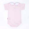 BODY CON COLLO M.CORTA I. D.R. LISO ROSA