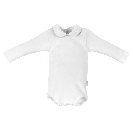 BODY CON CUELLO MANGA LARGA I. 0703 CROQUET ROSA