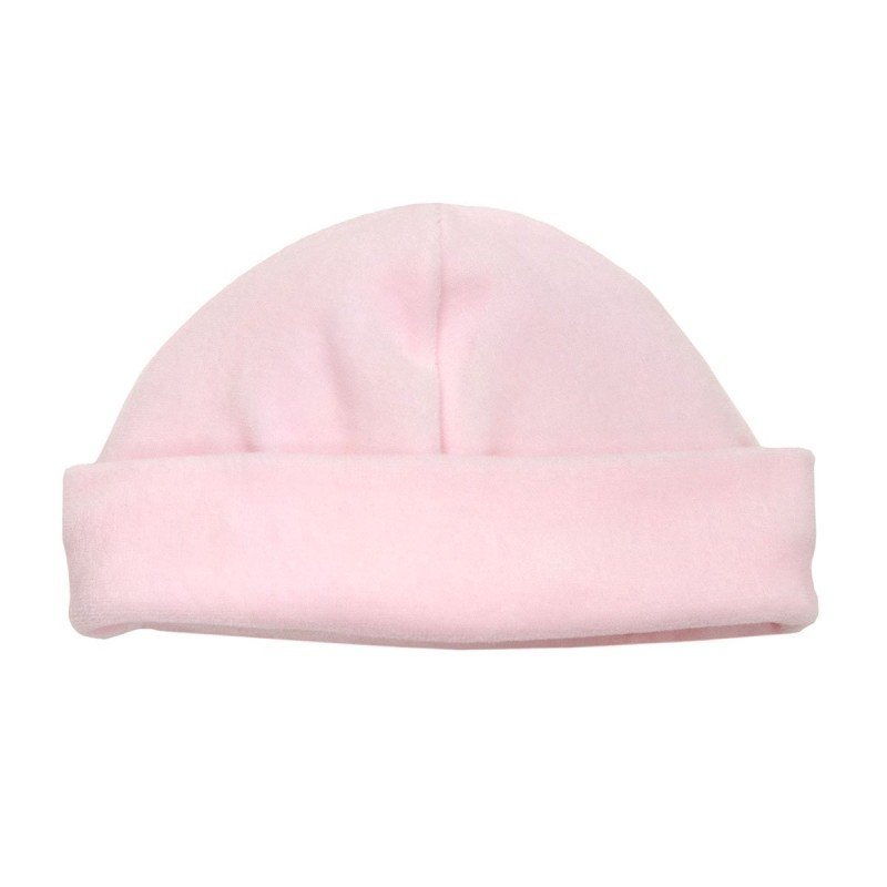 BONNET DE VELOUR LISO ROSE