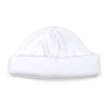 GORRO TERCIOPELO LISO BLANCO