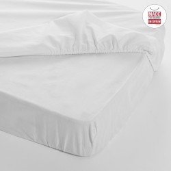 LENZUOLO REGOLABILE - CULLA 70 70x140x19 CM LISO E BIANCO