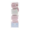JUEGO 3 CALCETINES PARA BEBE LISO ROSA