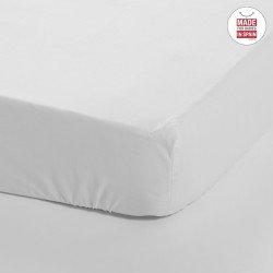 DRAP HOUSSE - LIT 60 60x120x17 CM LISO E BLANC