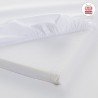 DRAP HOUSSE - PETIT LIT 50x82x10 CM LISO E BLANC