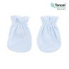 GUANTI X NEONATO TENCEL AZURRO ..