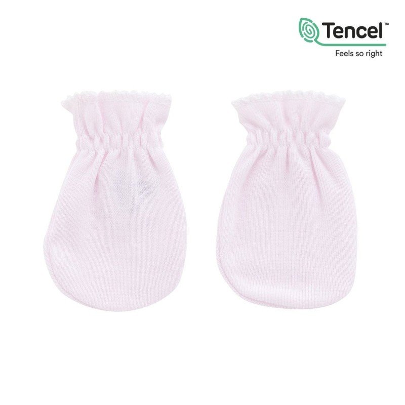 MOUFFLES TENCEL ROSE ..