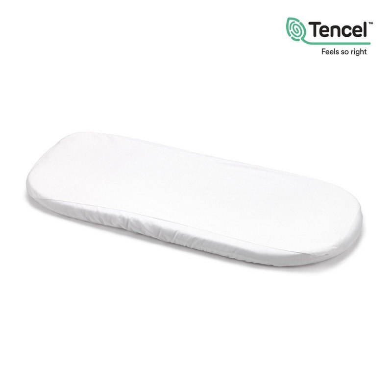 DRAP HOUSSE IMP.TENCEL COUFFIN 35x80x7 CM LISO E BLANC