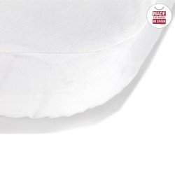 DRAP HOUSSE IMP.TENCEL COUFFIN 35x80x7 CM LISO E BLANC