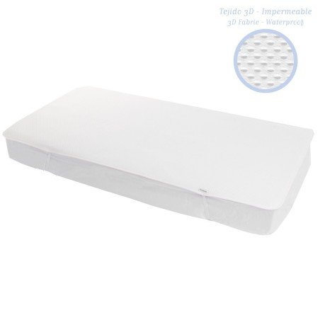 PROTEZIONE MATERASSO 3D-CU.60  LISO E UNICO