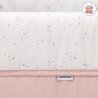 SMALL BED X WOOD UNE SKY PINK/NATURAL 55x87x74 CM