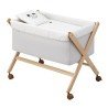SMALL BED X WOOD UNE SKY GREY/NATURAL 55x87x74 CM