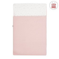 NEST FITTED SMALL BED W/S SKY PINK 49.5x83.5x2 CM