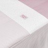 JGO 2 PCS.COLCHA I-V. CUNA 70 VICHY10 ROSA 70x140x3 CM