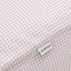 JGO 2 PCS.COLCHA I-V. CUNA 70 VICHY10 ROSA 70x140x3 CM