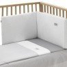 JGO 2 PCS.COLCHA I-V. CUNA 70 VICHY10 GRIS 70x140x3 CM