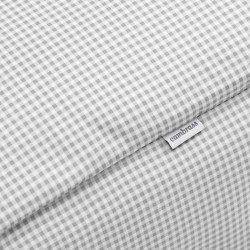 JGO 2 PCS.COLCHA I-V. CUNA 70 VICHY10 GRIS 70x140x3 CM