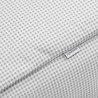 JGO 2 PCS.COLCHA I-V. CUNA 70 VICHY10 GRIS 70x140x3 CM