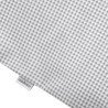 JGO 2 PCS.F.NORDICA CUNA 70 VICHY10 GRIS 110x170x3 CM