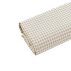JEU 3 PCS.PARURE DE LIT 120x180x1 CM VICHY10 BEIGE