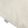 JGO 2 PCS.F.NORDICA CUNA 70 VICHY10 BEIGE 110x170x3 CM
