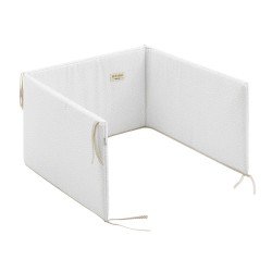 JGO 2 PCS.F.NORDICA CUNA 70 VICHY10 BEIGE 110x170x3 CM