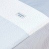 JGO 2 PCS.COLCHA I-V. CUNA 70 VICHY10 CELESTE 70x140x3 CM
