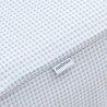 JGO 2 PCS.COLCHA I-V. CUNA 70 VICHY10 CELESTE 70x140x3 CM