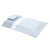 JEU 2 PCS.HOUSSE DE COUETTE 70 VICHY10 BLEU 110x170x3 CM