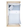 JEU 2 PCS.HOUSSE DE COUETTE 70 VICHY10 BLEU 110x170x3 CM